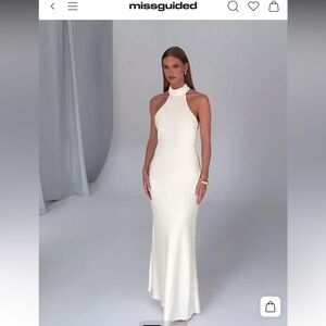 Missguided Ivory Maxi Dress